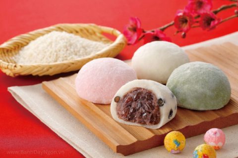 Bánh giầy Mochi Nhật Bản dẻo mềm vị ngọt thanh