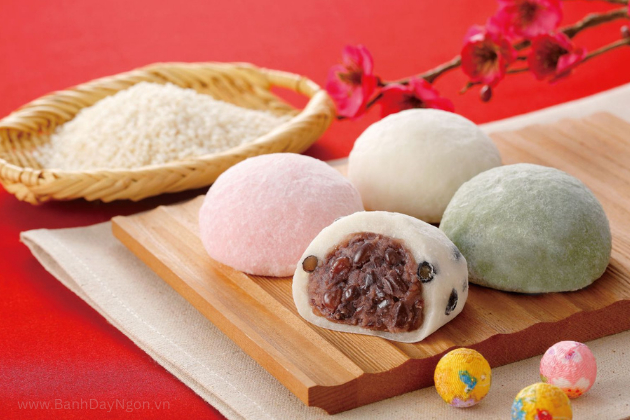 Bánh giầy Mochi Nhật Bản dẻo mềm vị ngọt thanh